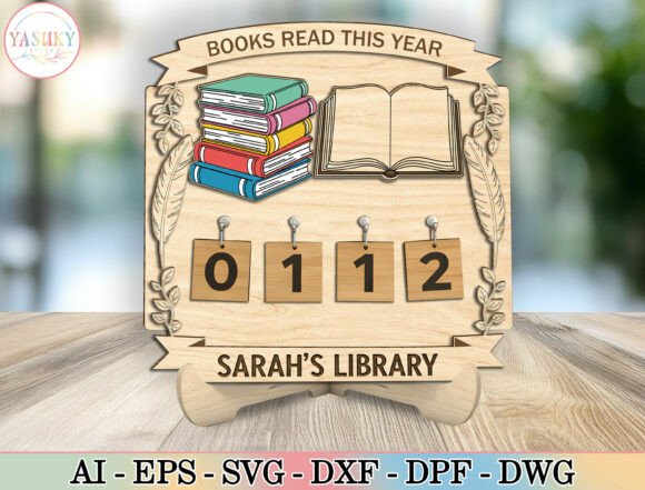 Download Reading Tracker Book Lover Laser Cut Svg - Love Collection
