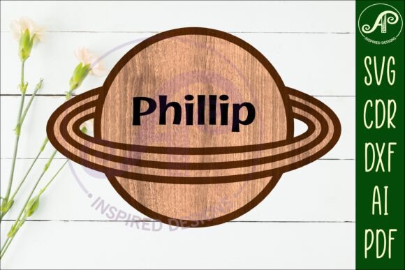 Download Planet Outline Two Layer Name Sign - Layer name sign Collection