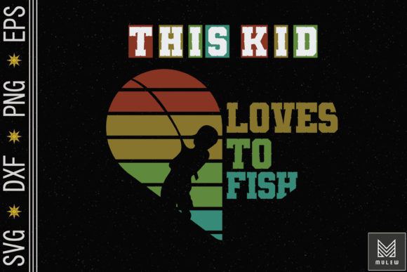 Download This Kid Loves to Fish Bass Fishing Gift - Love Collection