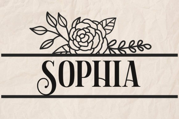 Download Rose Spring Monogram SVG - Premium Resources