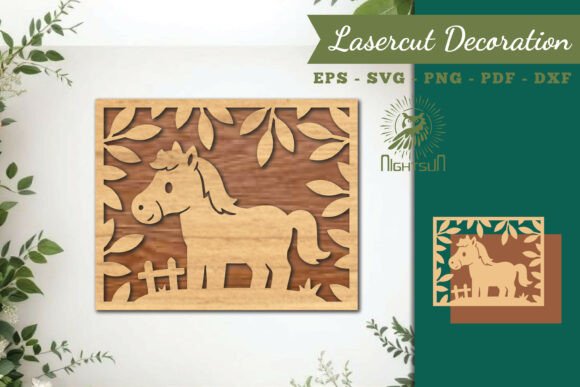 Download Horse Lasercut Decoration SVG - Decor Collection