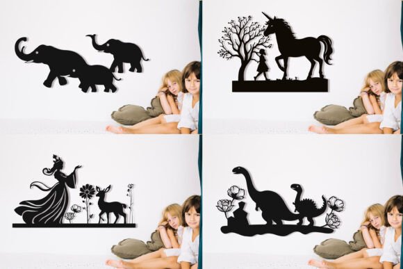 Download Laser Cut Kids Room Decor Wall Art SVG - Decor Collection