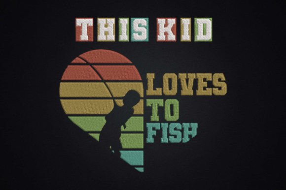 Download This Kid Loves to Fish Bass Fishing Gift - Love Collection