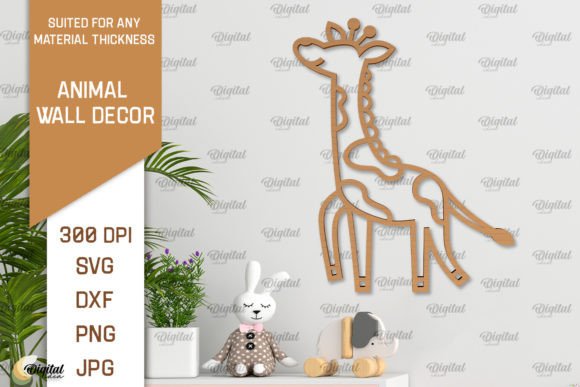 Download Giraffe Wall Decor Laser Cut - Decor Collection