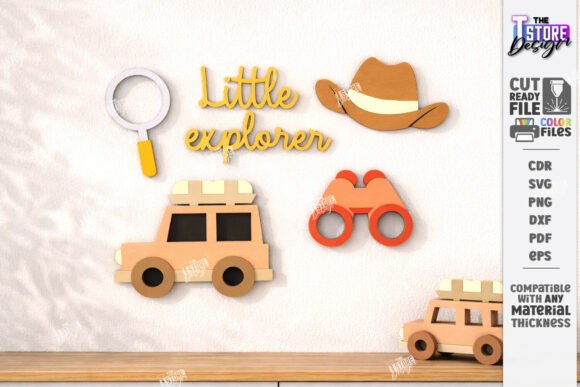 Download Nursery Wall Decor Laser Cut |Kids Laser - Decor Collection