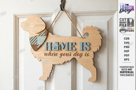 Download Pet Home Sign Laser Cut | Wall Decor SVG - Decor Collection