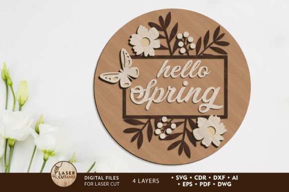 Download Hello Spring Decorative Wall Panel - Decor Collection