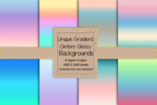 Download Eight Unique Gradient Ombre Backgrounds - Premium Bundle