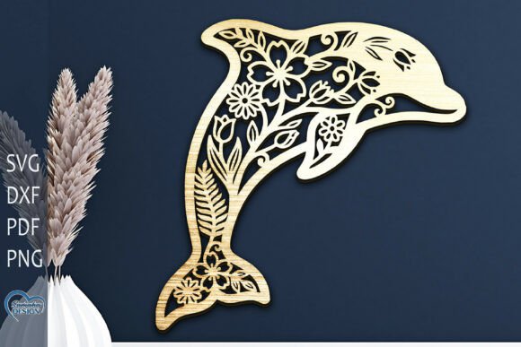 Download Dolphin Laser Cut Home Decor. - Decor Collection