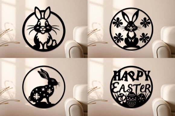 Download Laser Cut Easter Wall Decor SVG Set - Decor Collection