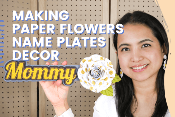 Download Making Paper Flowers Name Plates Decor - Decor Collection