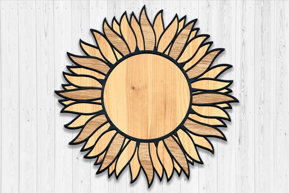 Download Laser Cut Sunflower Wall Decor - Decor Collection