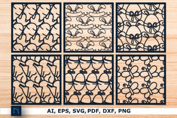 Download Laser Cut Easter Wall Decor SVG Bundle - Decor Collection