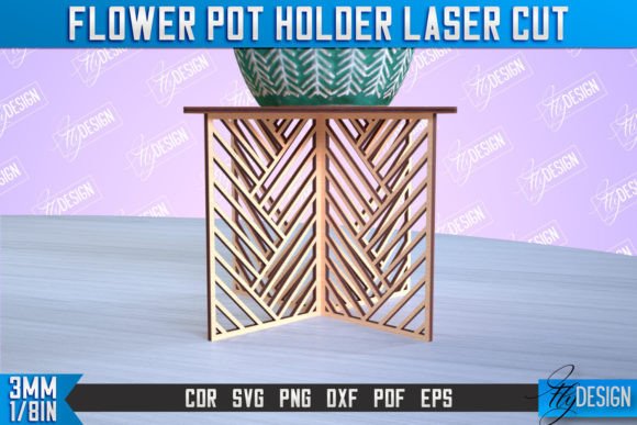 Download Flower Pot Holder Laser Cut | Home Decor - Decor Collection