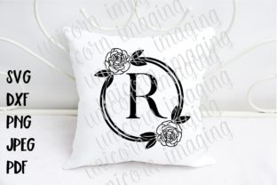 Download Rose Floral Monogram Frame - Premium Resources