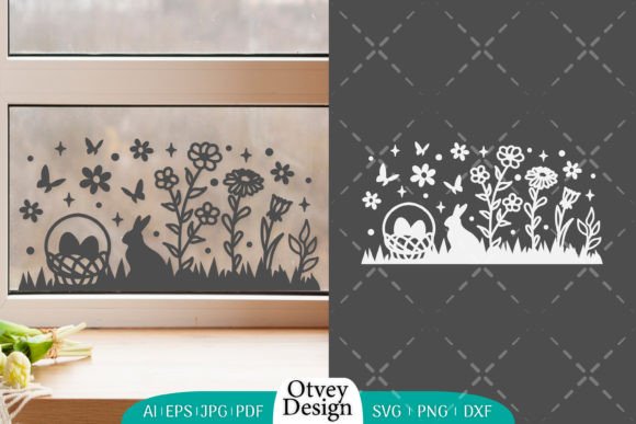 Download Easter Window Decal, Easter Wall Decor - Decor Collection